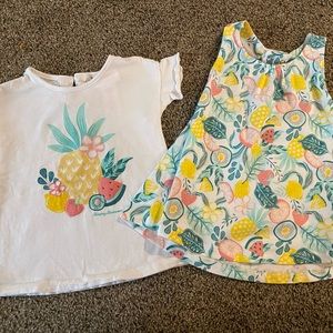Toddler summer top pair